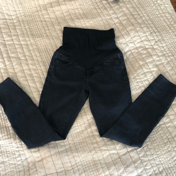 Articles of Society Maternity Skinny Jeans - Dark Wash - Size 27 - Picture 2 of 4